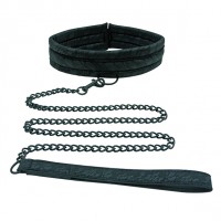 Sportsheets - Midnight Lace Collar and Leash