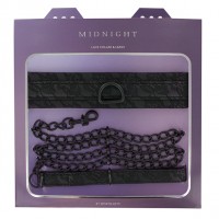 Sportsheets - Midnight Lace Collar and Leash