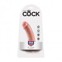 King Cock - Cock 6 Inch Flesh